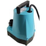Pump, Submersible, Little Giant 5-MSP, 1/6hp, 115V, 25ft : 505712 - Little Giant / Franklin - 0029753004608 - PartsForSpas.com