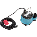 Pump, Submersible, Little Giant 6-CIM-R, 115v, 46GPM, 25' Cord : 506274