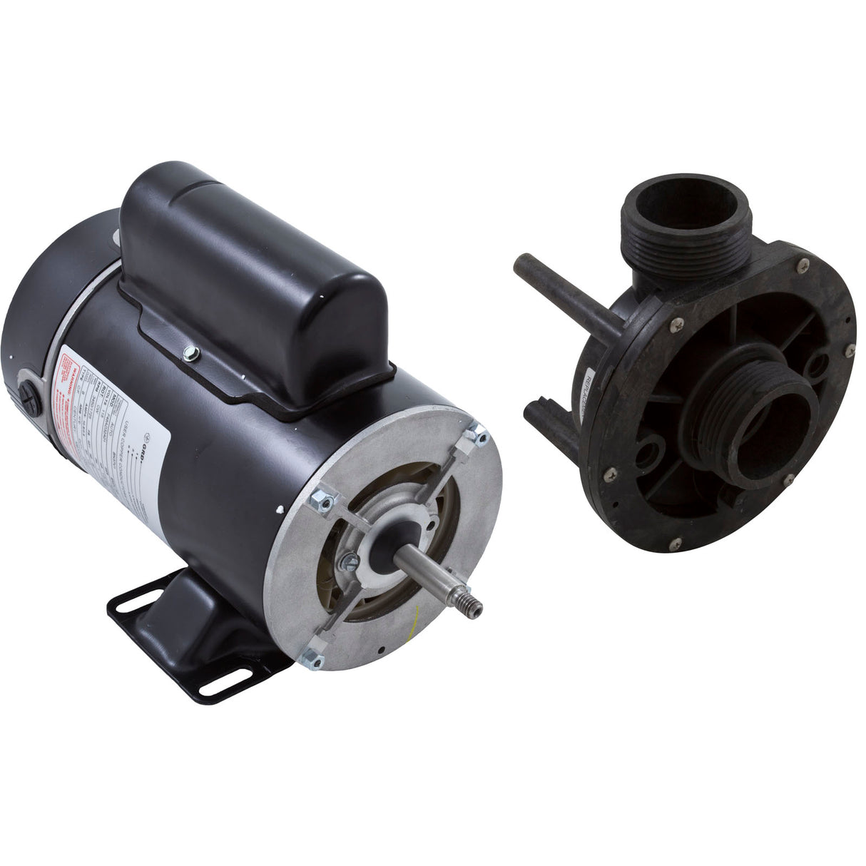 Unassembled Pump Kit, FMCP, 1hp, Century, 115v, 2Spd, 48fr, 1-1/2" : 02610000-1010HZW - AquaFlo/Century - 02610000-1010HZW - PartsForSpas.com