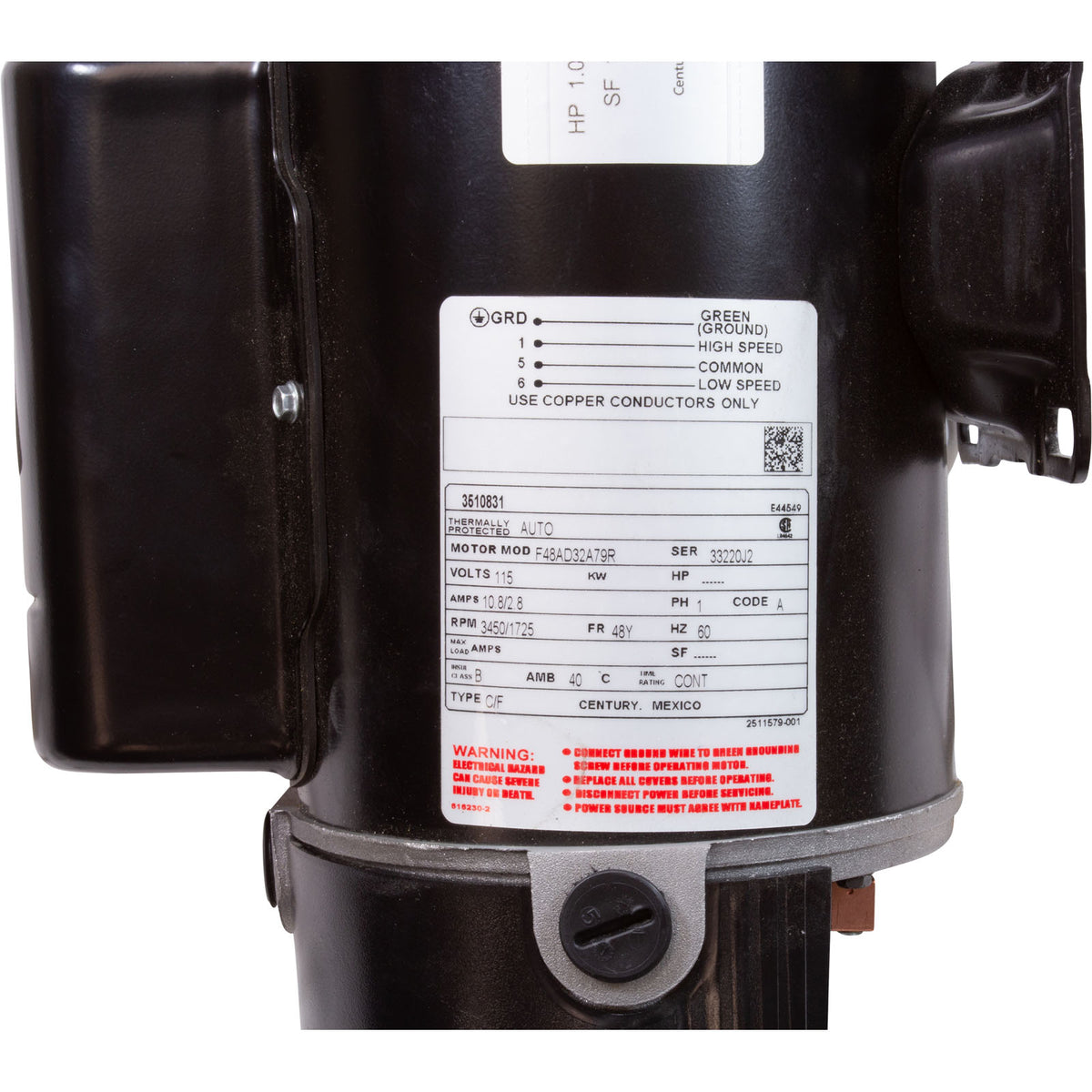 Pump, Aqua Flo XP2, 1.0hp Century, 115v, 2-Speed, 48 Frame, 2" : - Aqua Flo -  - PartsForSpas.com
