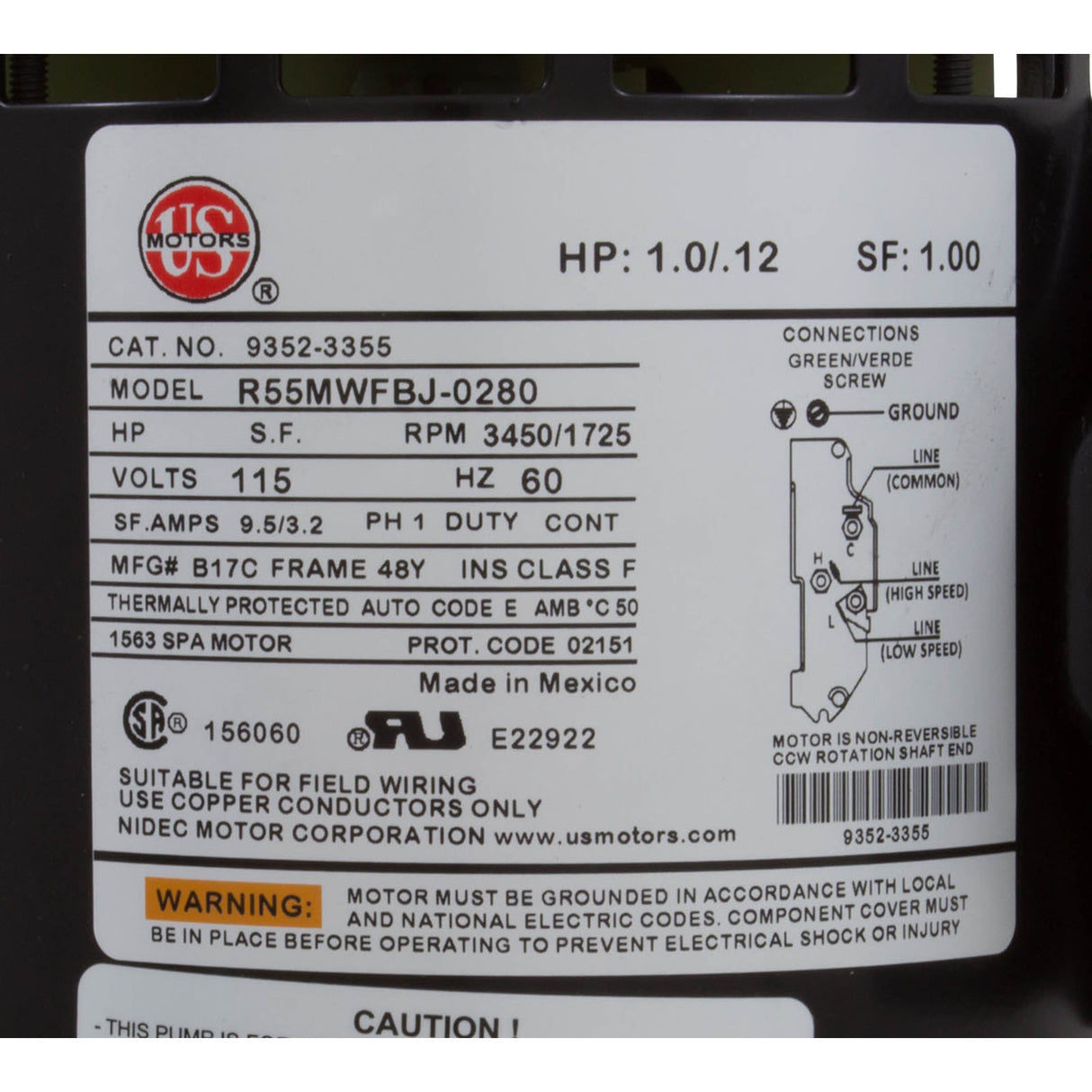 Pump, Aqua Flo FMHP, 1.0hp, 115v, 2-Spd, 48fr, 1-1/2", OEM : 02110000-1010 - Aquaflo/Gecko - 02110000-1010 - PartsForSpas.com
