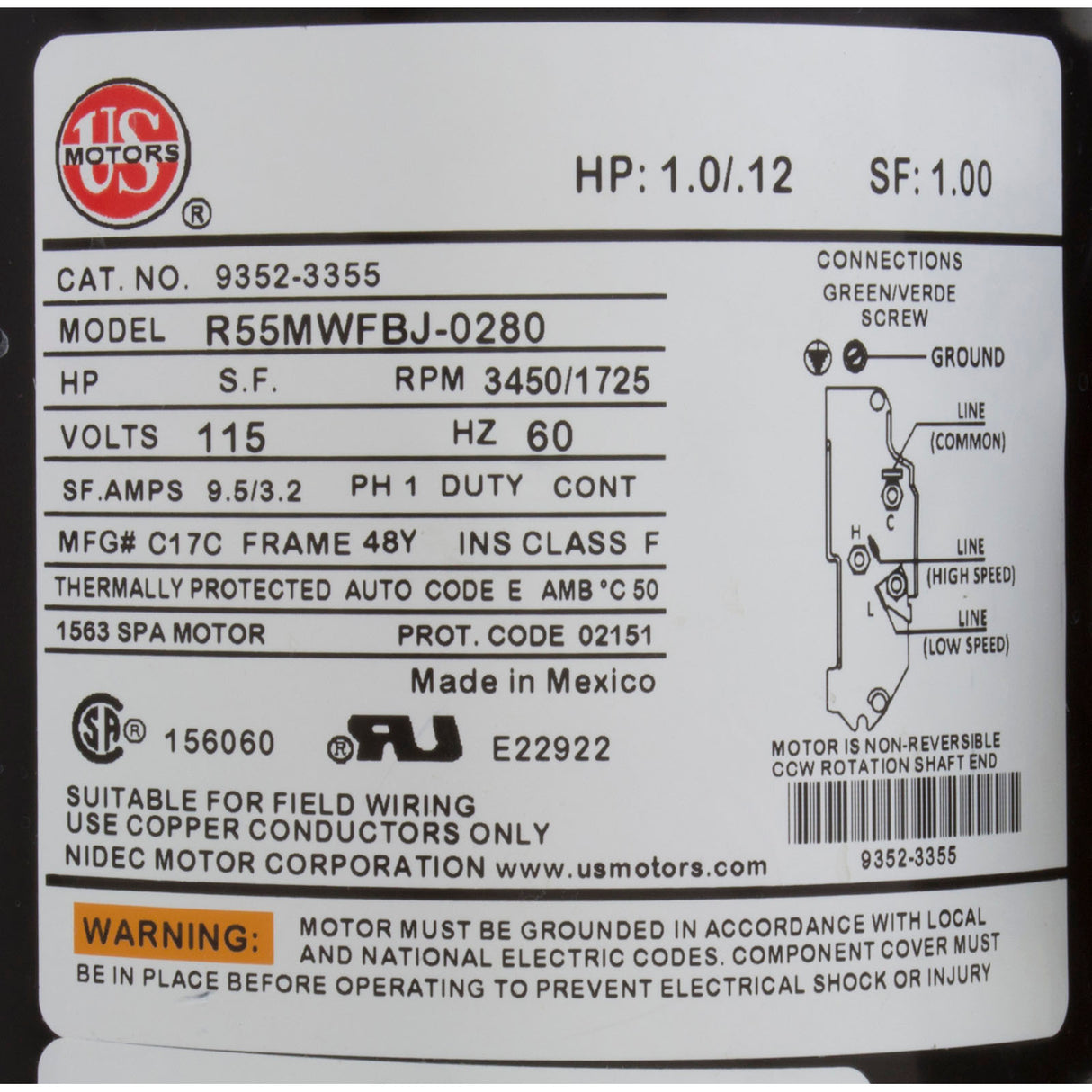 Pump, Aqua Flo FMCP, 1.0hp, 115v, 2-Spd, 48fr, 1-1/2", OEM : 02610000-1010 - Aquaflo/Gecko - 02610000-1010 - PartsForSpas.com