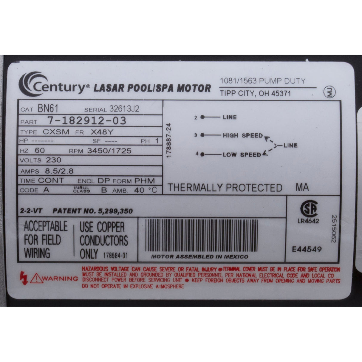 Pump, Aqua Flo FMCP, 2.0hp, 230v, 2-Spd, 48fr, 1-1/2", OEM : 02620000-1010 - Aquaflo/Gecko - 02620000-1010 - PartsForSpas.com