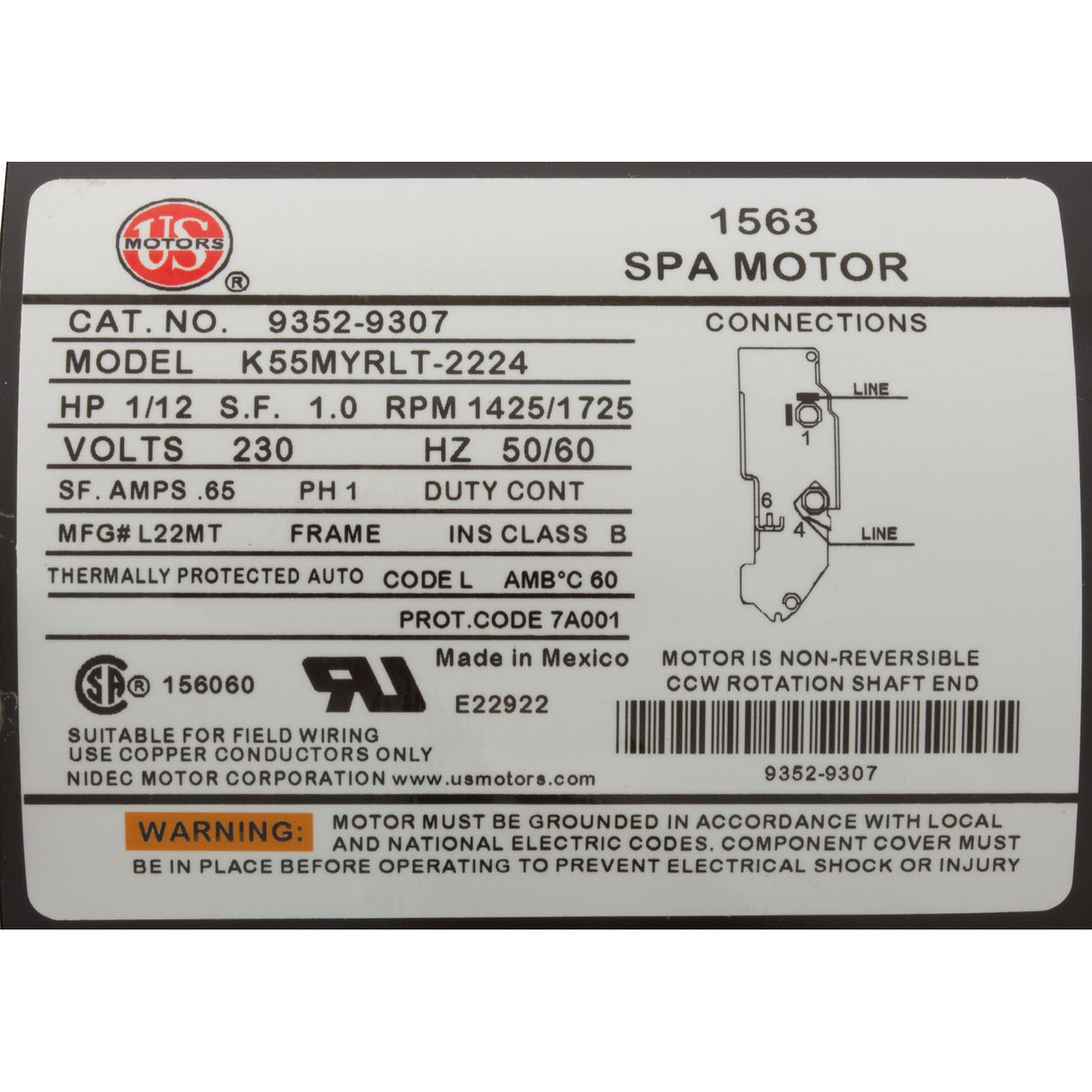 Pump, Circ, Gecko Aqua Flo CMHP, 1/15hp, 230v, 1-1/2", OEM, CE : 02093001-2010CE