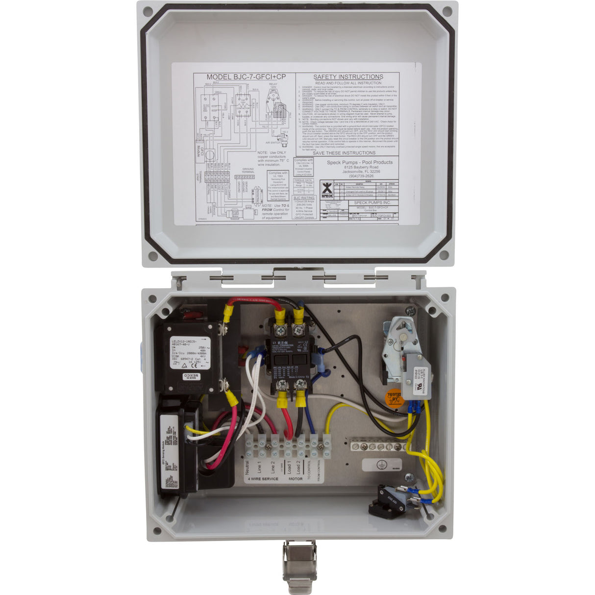 SwimJet Sys, Speck BADU Stream II, 4.0hp, Square Cover, 2-Jet : SS484-2400M-1SW