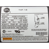 Pump, Circ, Waterway Uni-Might, 1/8hp, 230v, 1-Spd, 48Fr, 50/60Hz : 3410020-1X86 - Waterway Plastics - 806105500274 - PartsForSpas.com