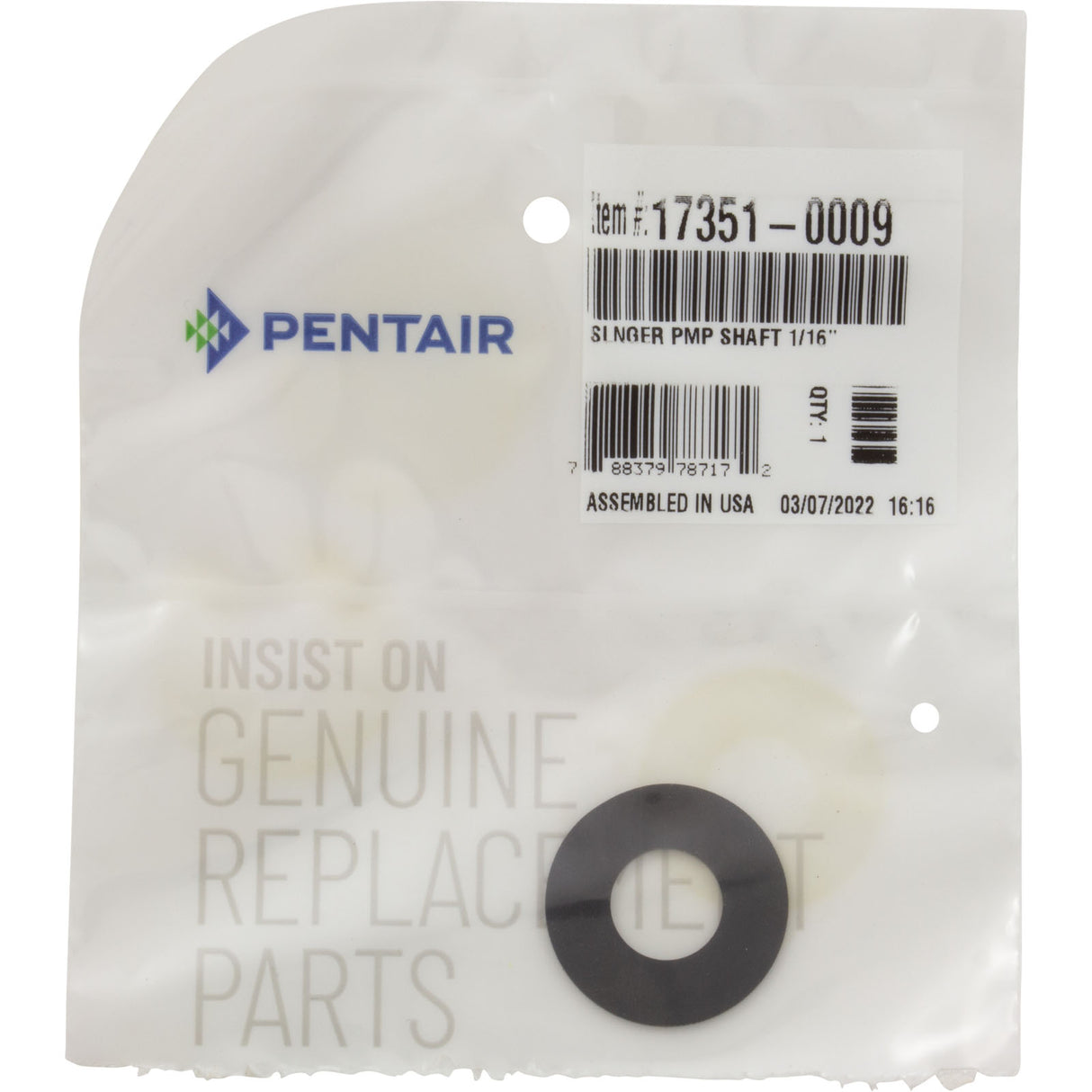 Water Slinger, Pentair Sta-Rite, Black : 17351-0009 - StaRite/Pentair - 17351-0009 - PartsForSpas.com