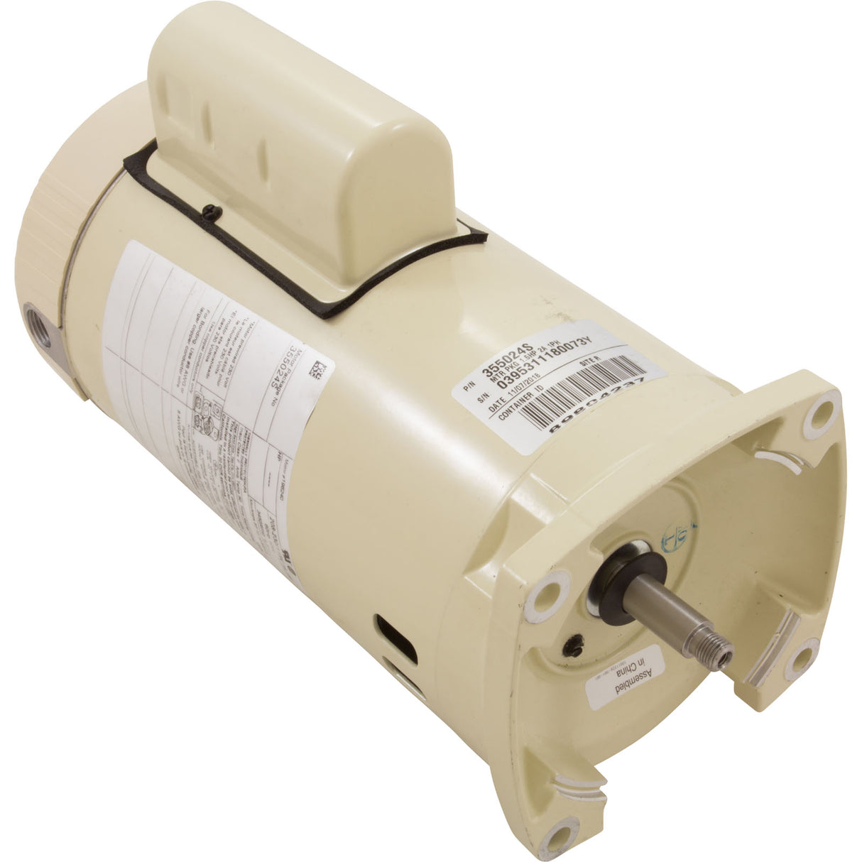 Motor, Pentair WF/SF, 1.5hp, 115v/208-230v, 1-Spd, 56Y SQFL, Full : 355024S