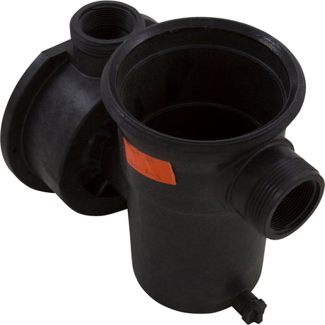 Trap/Pump Body, Carvin LR, w/ Plug : 16030702R - Carvin - 16030702R - PartsForSpas.com