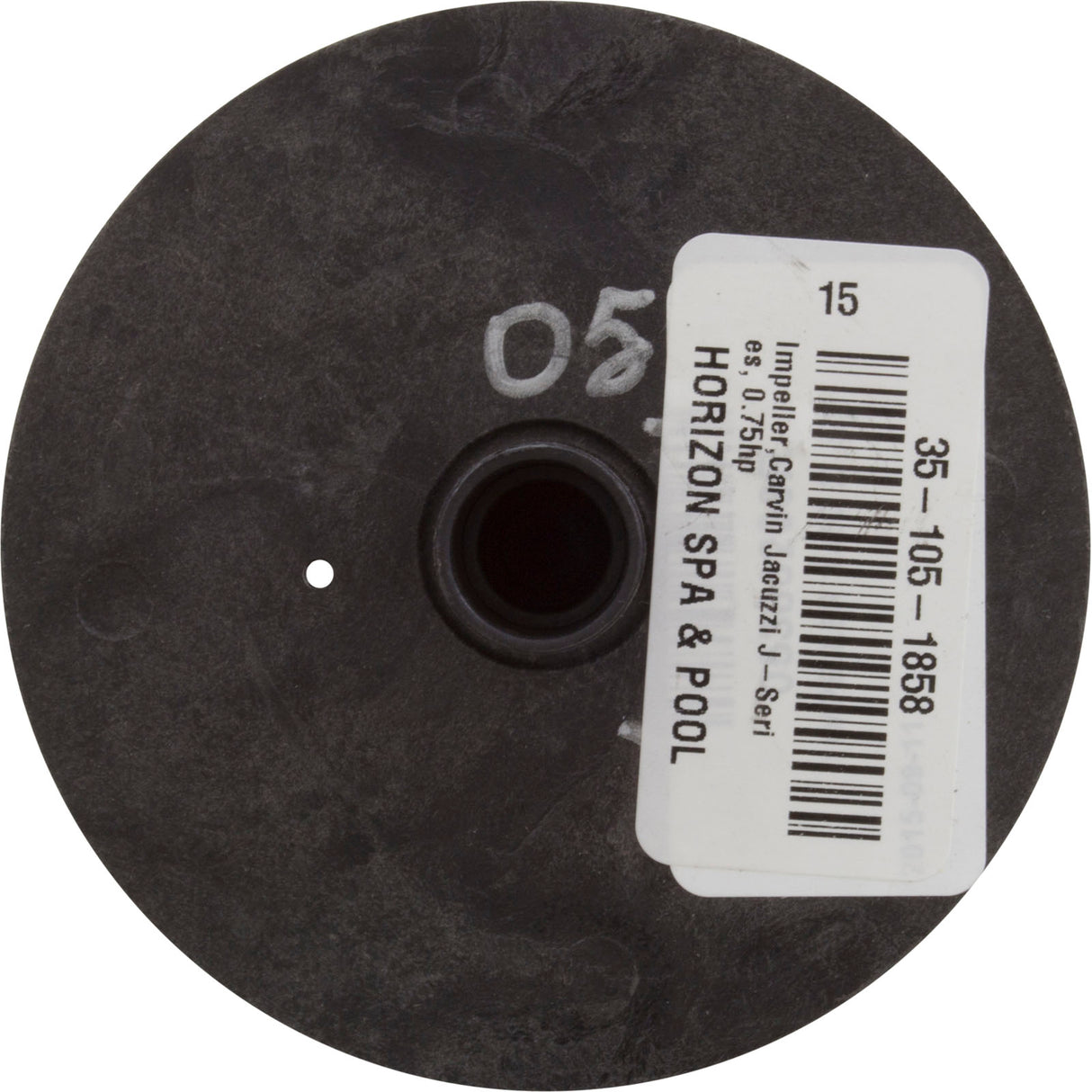 Impeller, Carvin J-Series, 0.75 Horsepower : 05-3862-06-R - Carvin - 05-3862-06-R - PartsForSpas.com