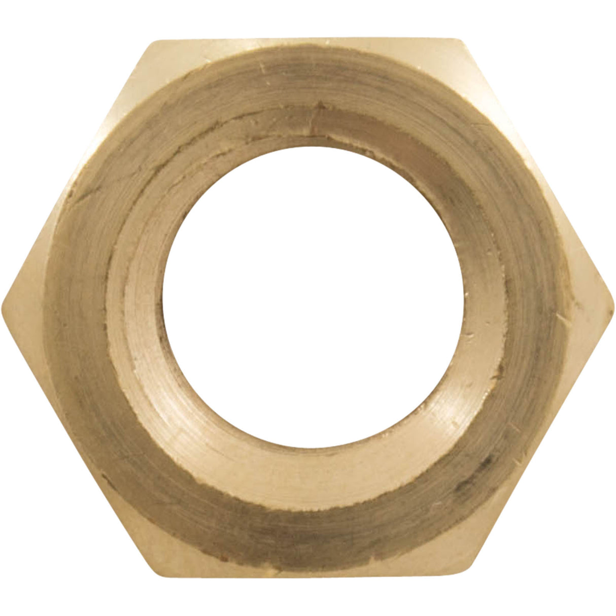 Nut, Pentair EQ Series, Hex, 5/8" -11, Brass, qty 5 : 356776 - Pentair Pool Products - 788379689742 - PartsForSpas.com