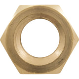 Nut, Pentair EQ Series, Hex, 5/8" -11, Brass, qty 5 : 356776 - Pentair Pool Products - 788379689742 - PartsForSpas.com