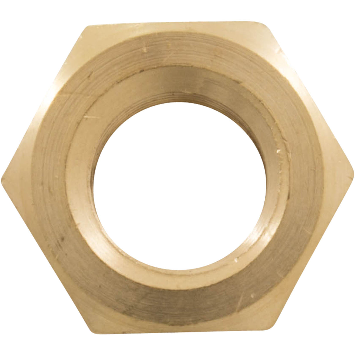 Nut, Pentair EQ Series, Hex, 5/8" -11, Brass, qty 5 : 356776 - Pentair Pool Products - 788379689742 - PartsForSpas.com