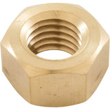 Nut, Pentair EQ Series, Hex, 5/8" -11, Brass, qty 5 : 356776 - Pentair Pool Products - 788379689742 - PartsForSpas.com