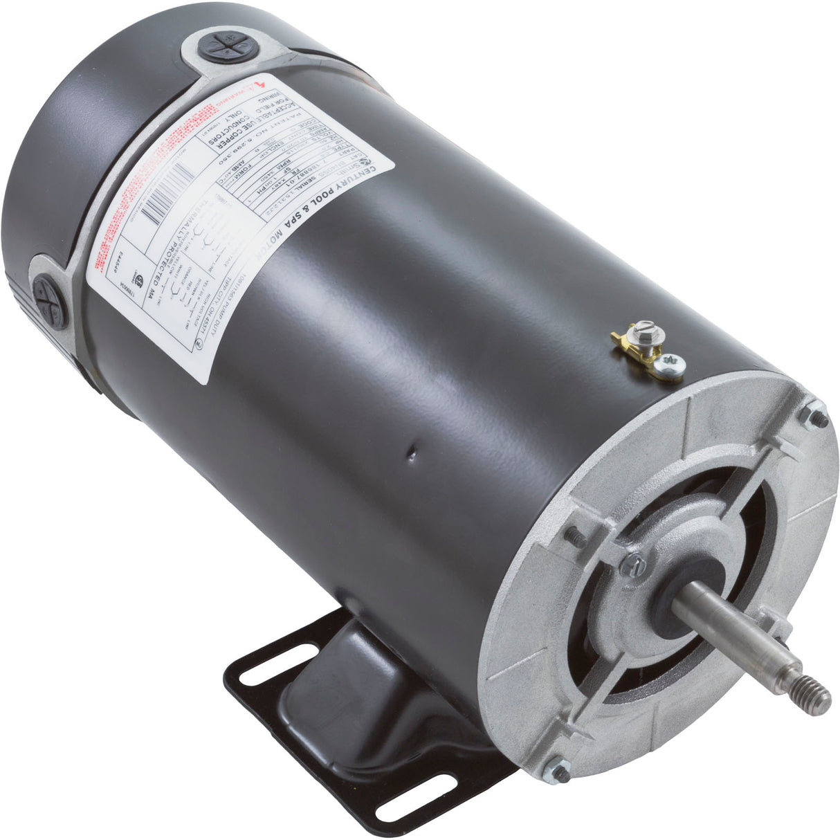 Motor, Century, 2.0 Horsepower, 115v/230v, 1 Speed, 48 Frame : BN40SS