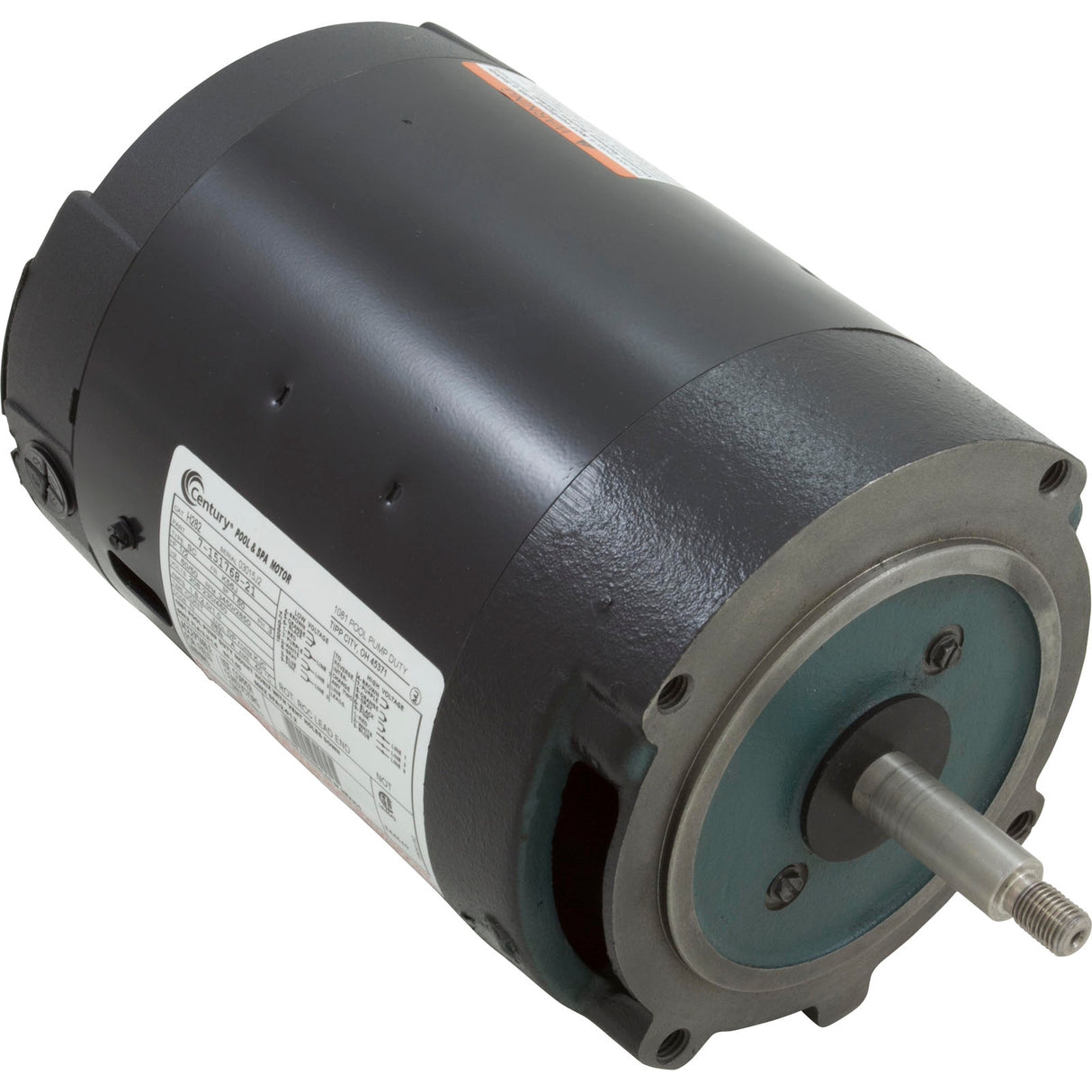 Motor, Century, 0.5hp, 208v-230v/460v, 3ph, 56Jfr, C-Face Thd : H282 - Century - 786674023179 - PartsForSpas.com