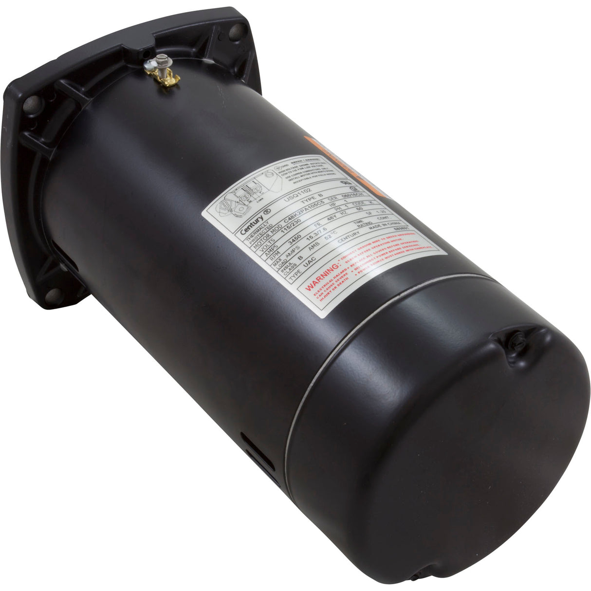 Motor, Century, 1.0hp, 115v/230v, 1-Speed, 48Y Frame : USQ1102