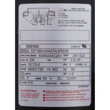 Motor, Century, 2.5 Horsepower, 230v, 2 Speed, 48 Frame : SDS1252
