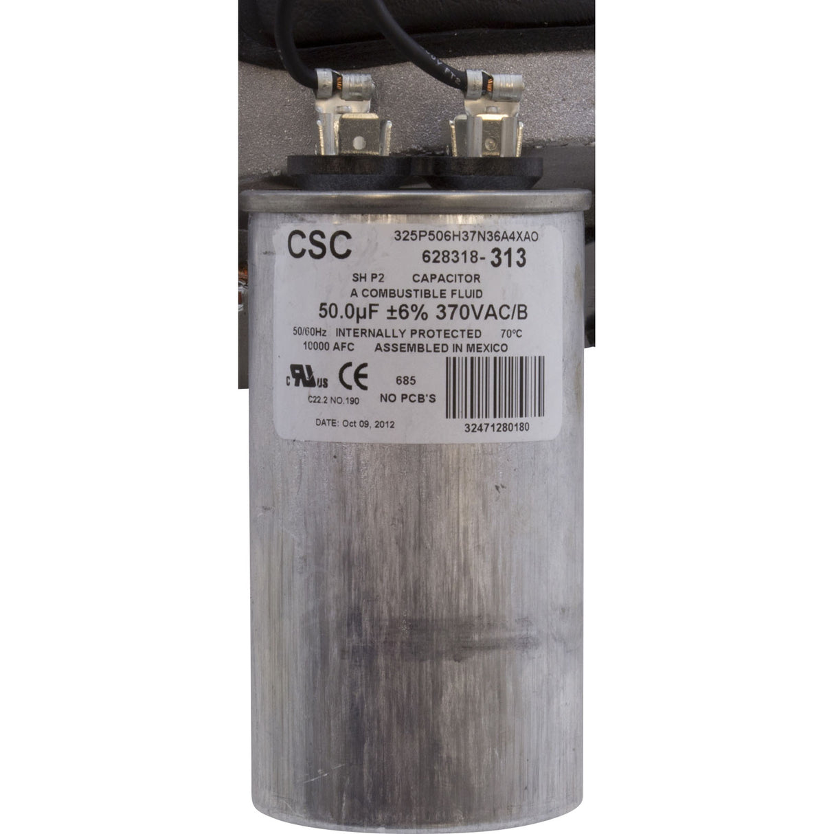Motor, Century, 0.5hp, 115v/230v, 1-Spd, 56Yfr, SQFL, EE : B845