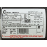 Motor, Century, 0.75hp, 115v, 2-Spd, 56Yfr, SQFL, EE : B2981
