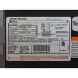 Motor, Century, 0.75hp, 115v, 2-Spd, 56Yfr, SQFL, 2-Green : B2981T