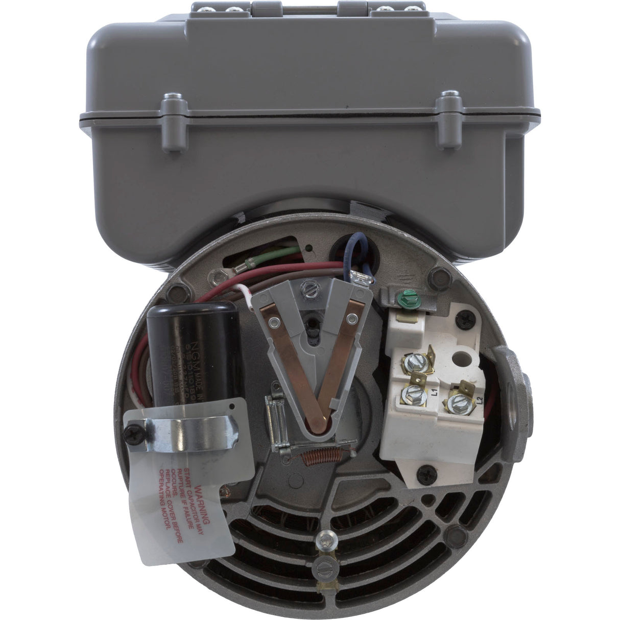 Motor, Century, 0.75hp, 115v, 2-Spd, 56Yfr, SQFL, 2-Green : B2981T