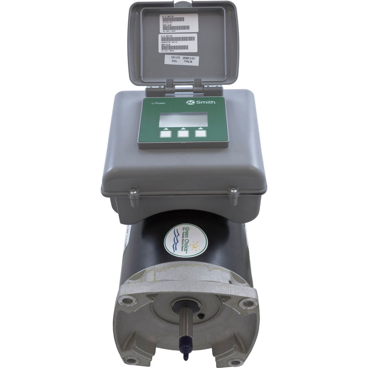 Motor, Century, 0.75hp, 115v, 2-Spd, 56Yfr, SQFL, 2-Green : B2981T
