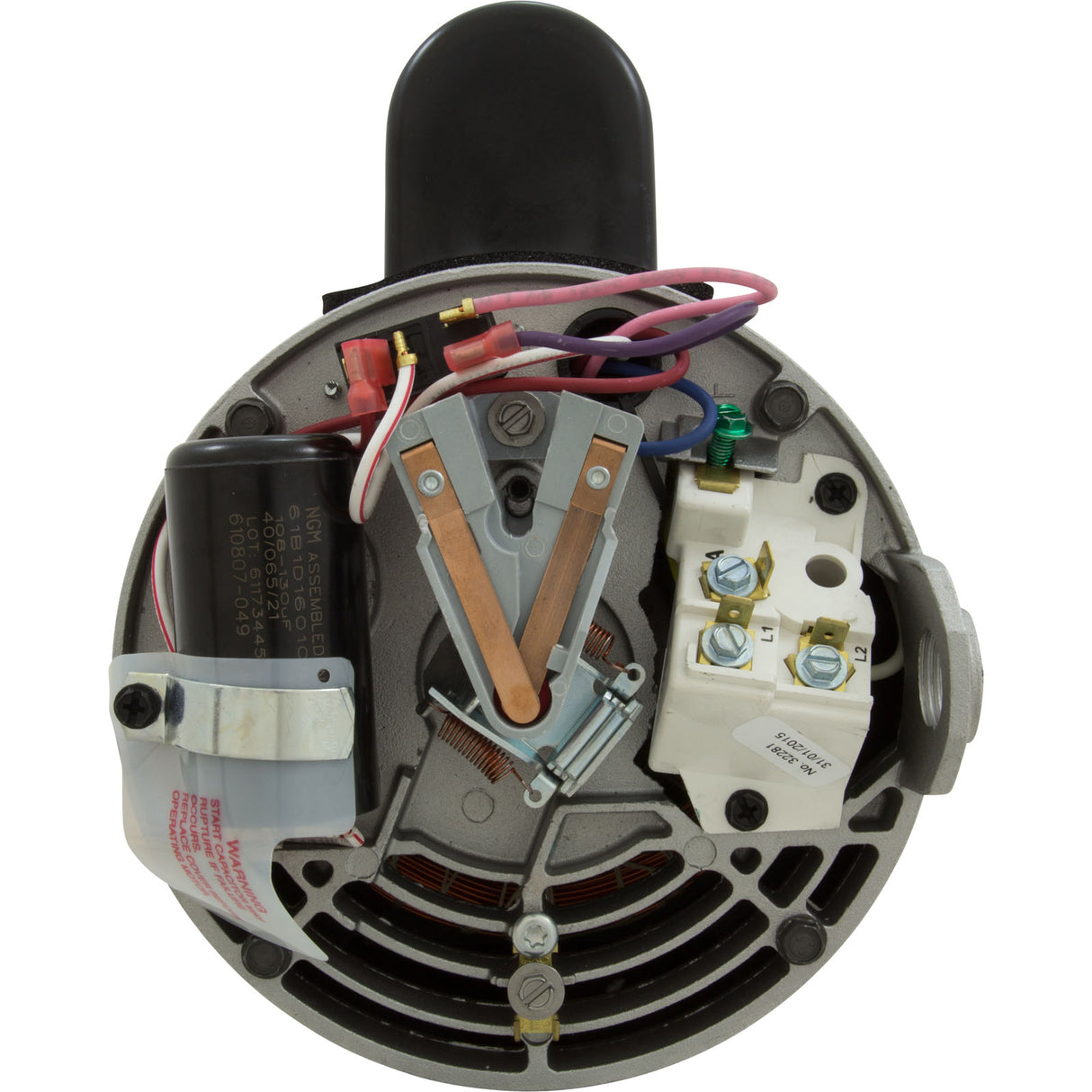 Motor, Century, 2.0hp, 230v, 2-Spd, 56Jfr, C-Face Thd : B2979