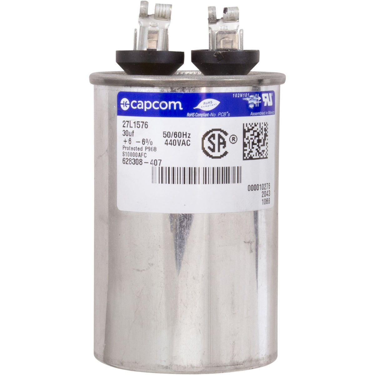 Motor, Century, 1.5hp, 115/230v, 16/8Amp, 1-Speed, 56Fr : B2854V1