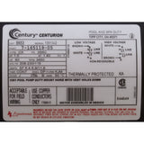 Motor, Century, 1.0hp, 115v/208-230v, 1-Spd, 56Cfr, C-Face Key, EE : B653