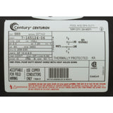 Motor, Century, 2.0hp, 208v-230v, 1-Spd, 56Jfr, C-Face Thd, EE : B809