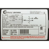 Motor, Century, 3.0hp, 230v, 1-Spd, 56Jfr, C-Face Thd : B131