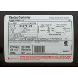 Motor, Century, 0.75hp, 115v/230v, 1 Spd, 56Yfr, Thd, No SVRS : B662
