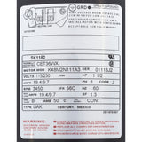 Motor, Century, 1.5hp, 115v/230v, 1-Spd, 56Cfr, C-Face Key : SK1152