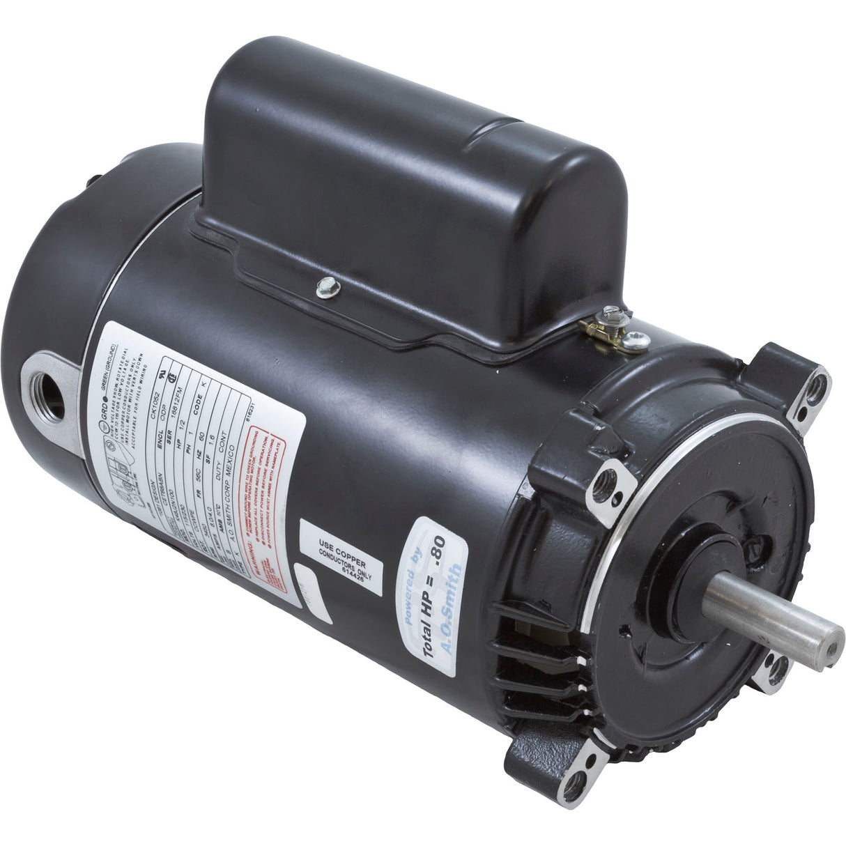 Motor, Century, 1.5hp, 115v/230v, 1-Spd, 56Cfr, C-Face Key : SK1152
