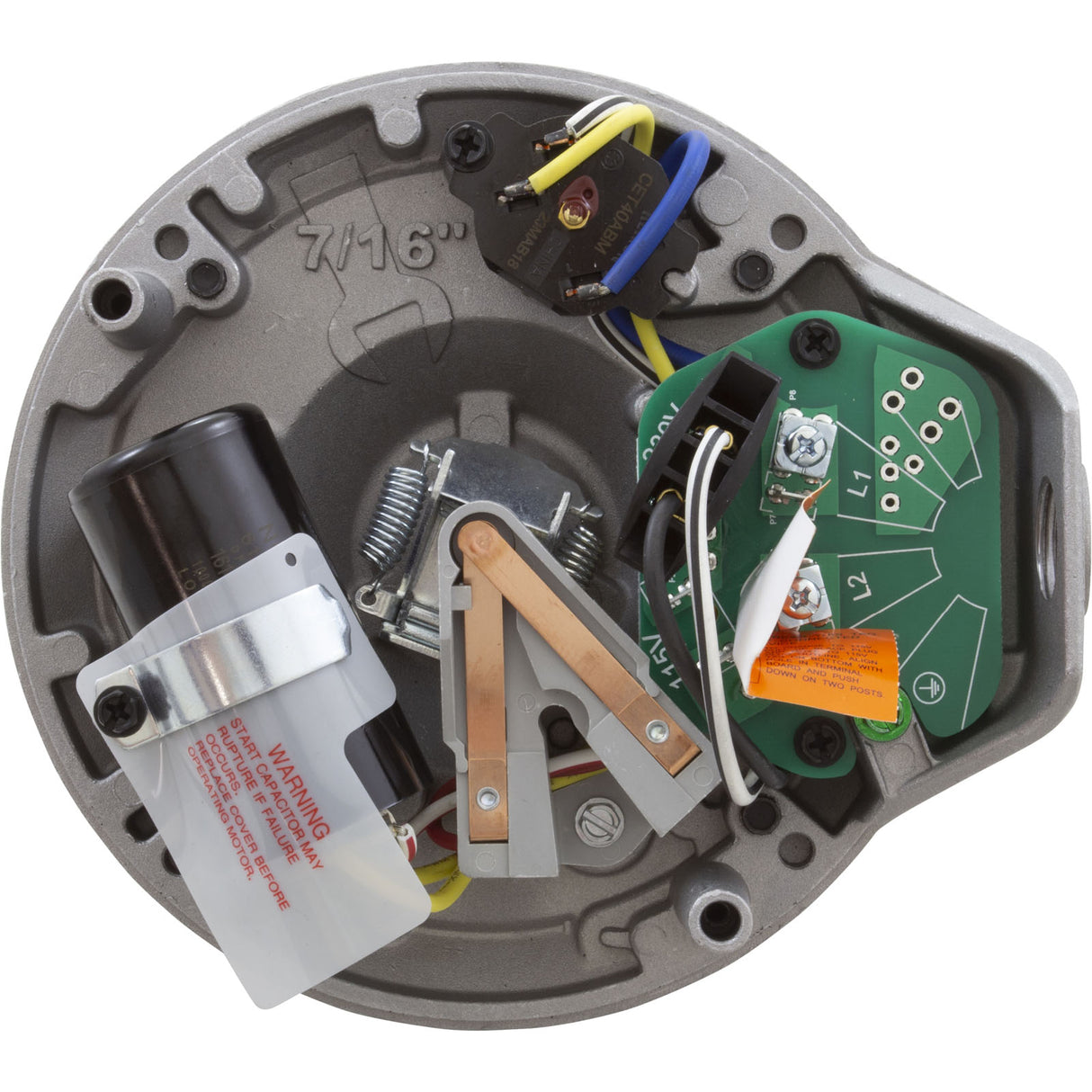 Motor, Century Centurion PRO, 1.5hp, 1-Spd, 115/230v, C-Face, 56J : HST150