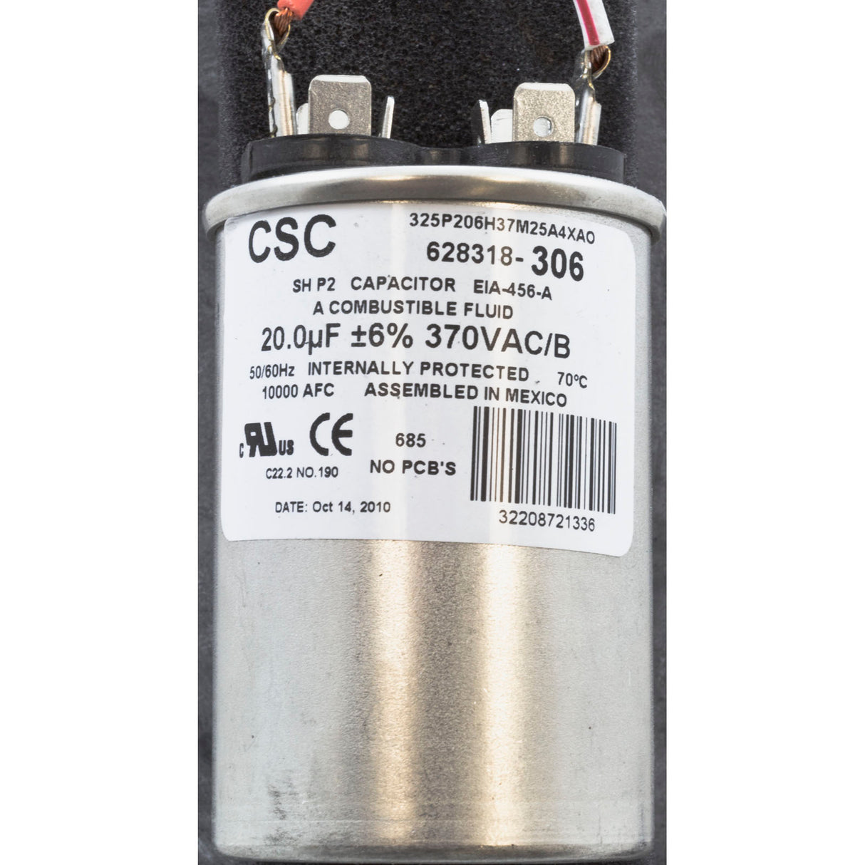 Motor, Century, 0.75hp, 115v/230v, 1-Spd, 56Cfr, C-Face Key : CK1072