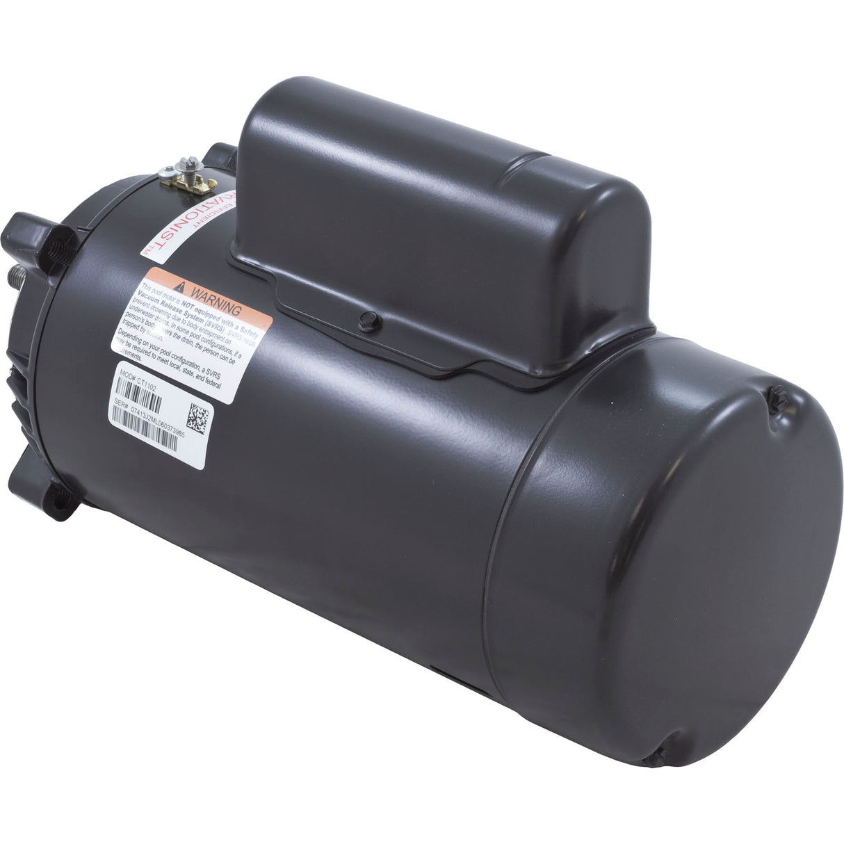 Motor, Century, 1.0hp, 115v/230v, 1-Spd, 56Cfr, C-Face, Thd, EE : CT1102