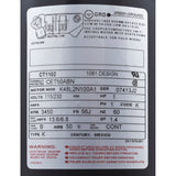 Motor, Century, 1.0hp, 115v/230v, 1-Spd, 56Cfr, C-Face, Thd, EE : CT1102