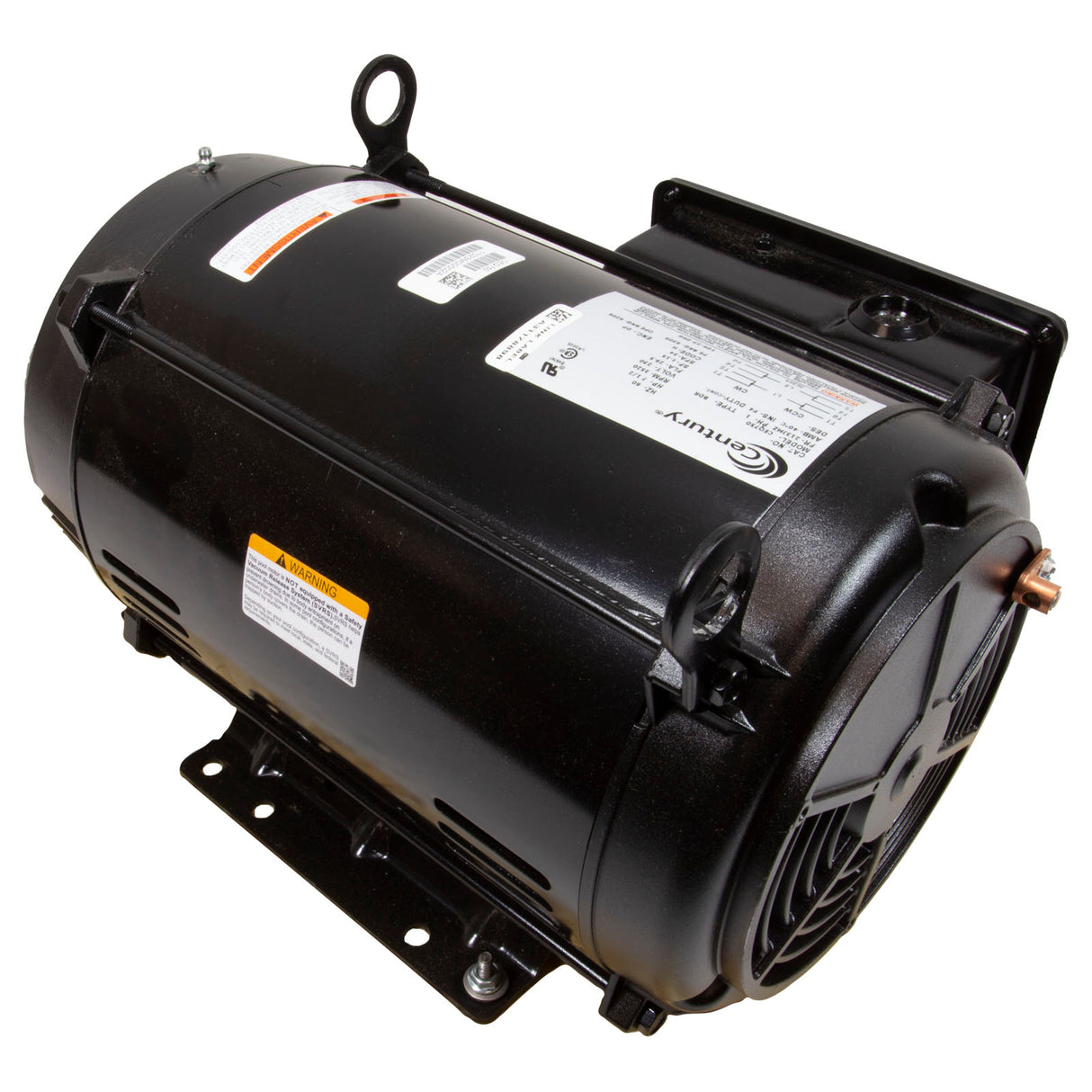 Motor, Century, 7.5hp, 230v, 1-Speed, 1 Phase, EQ Series : CEQ750 - Century - CEQ750 - PartsForSpas.com