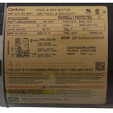 Motor, Hayward TriStar SP3200X, 1.5hp, 2-Spd, 208-230v, MaxRated : SPX3210Z2MER