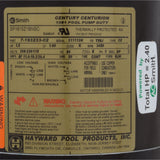 Motor, Hayward NorthStar SP4000, 1.5hp, 1-Spd, Full Rated, EE : SPX1615Z1BNS