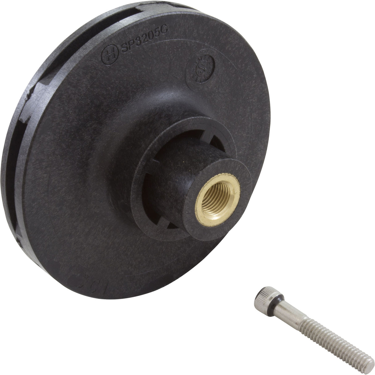 Impeller, Hayward Tristar, 0.5ohp/0.75thp, w/Screw : SPX3205C - Hayward - 0610377006187 - PartsForSpas.com
