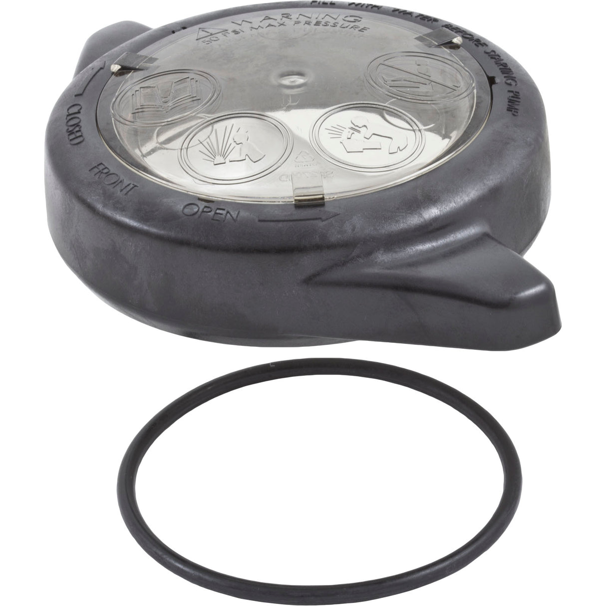 Trap Lid, Hayward Max-Flo SP2700X, with O-Ring : SPX2700DLS - Hayward - 0610377058988 - PartsForSpas.com
