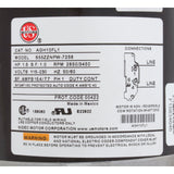 Motor, US Motor, 1.5 Horsepower, Thru Bolt 1-Speed, 115/230v : AGD15FL1
