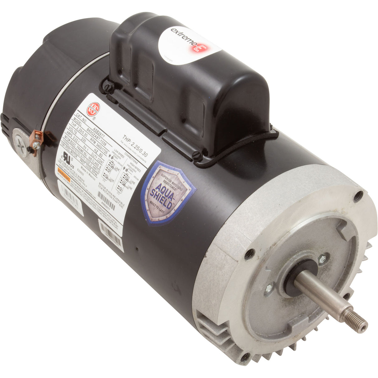 Motor, US Motor, 1.5hp, 230v, 2-Spd, 56JFr, C-Face, Full : ASB2977