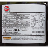 Motor, US Motor, 2.0 Horsepower, ThruBolt, 2-Speed, 230v, 48Y : SPH20FL2S