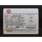 Motor, US Motor, 1.0hp, Thru Bolt, 1-Spd, 115v, 12A, Heat Transfer : AGL10FL1NB