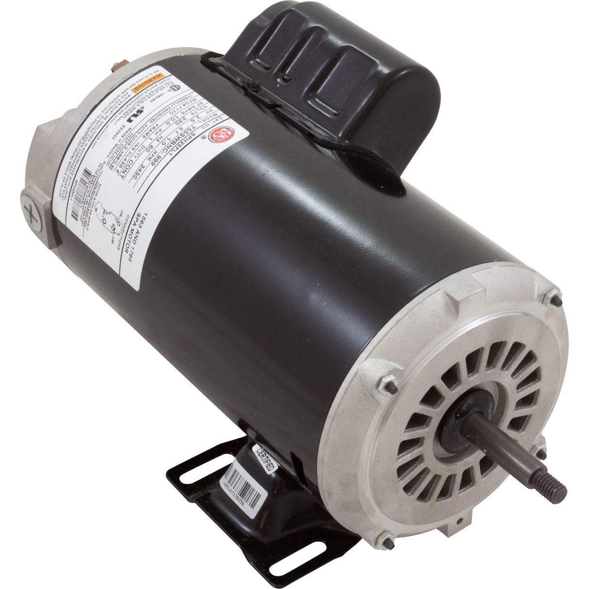 Motor, Nidec/US Motor, 2.5hp, 230v, 1-Speed, 48Y Frame : SPH25FL1