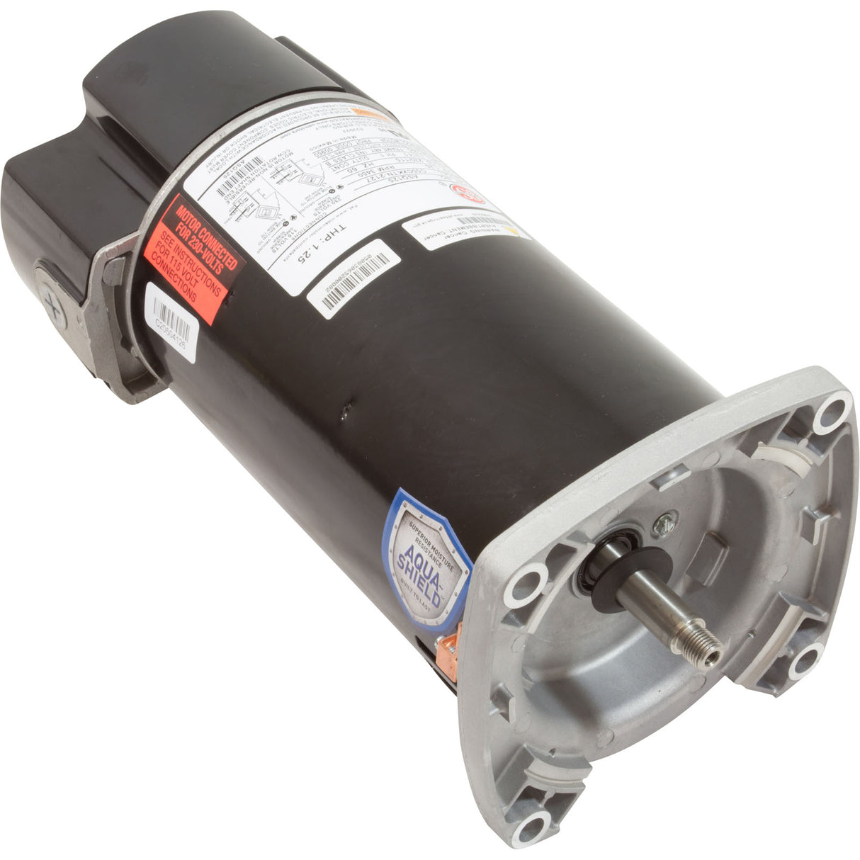 Motor, Nidec/US Motor, 0.75hp, 115/230v, 1-Spd, 48Yfr, SQFL : ASQ125